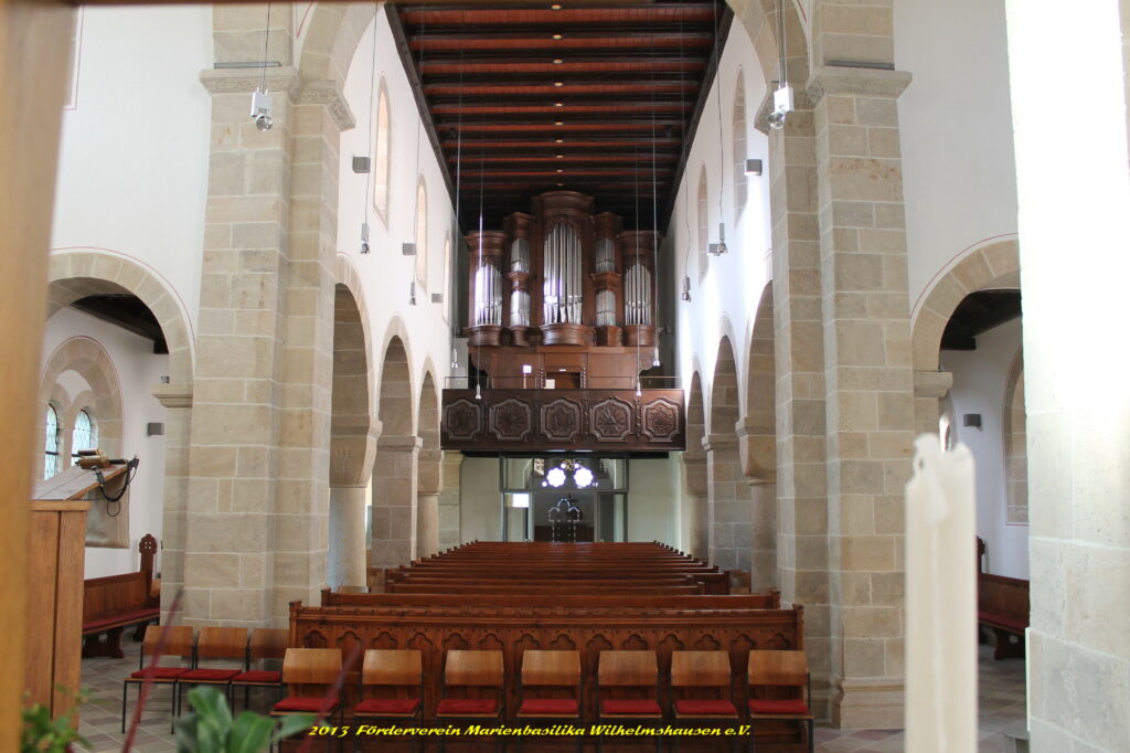 Innenansicht Marienbasilika Wilhelmshausen